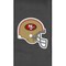 Dreamseat Silver Sofa with San Francisco 49ers Helmet Logo XZ7759001SOCDBK-PSNFL21032 - alternate 6